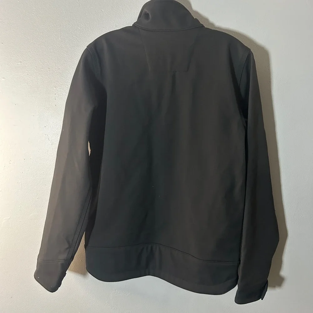 Carhartt Men'S amsc logo Black Soft Shell Jacket Rel Fit Size S Rain‎ Defender